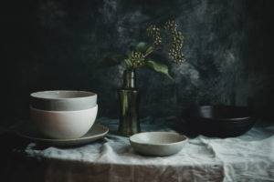 Still Life of Bowls by Darina Kopcok