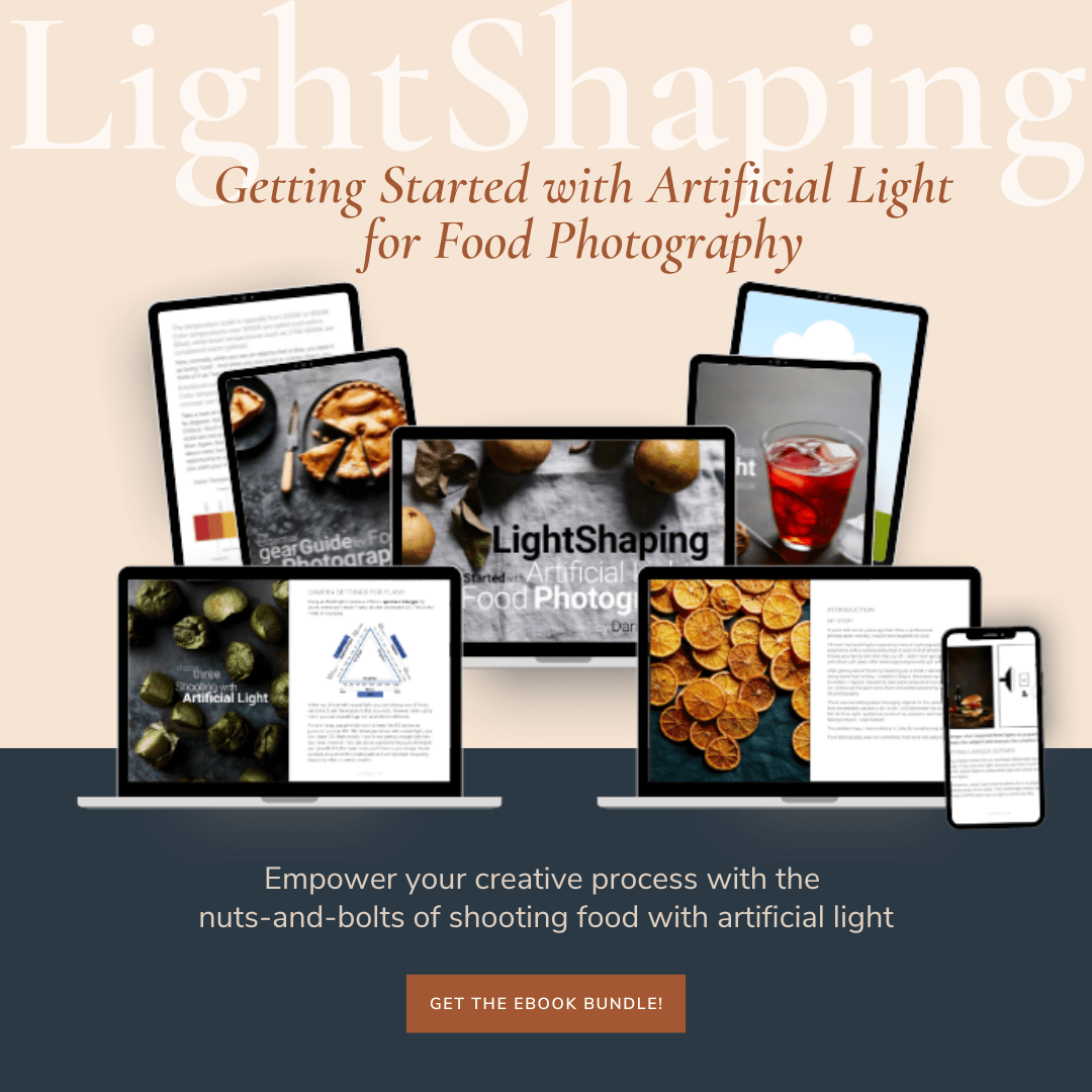 LightShaping: getting Started with Artificial Light for Food Photography by Darina Kopcok Gastrostoria